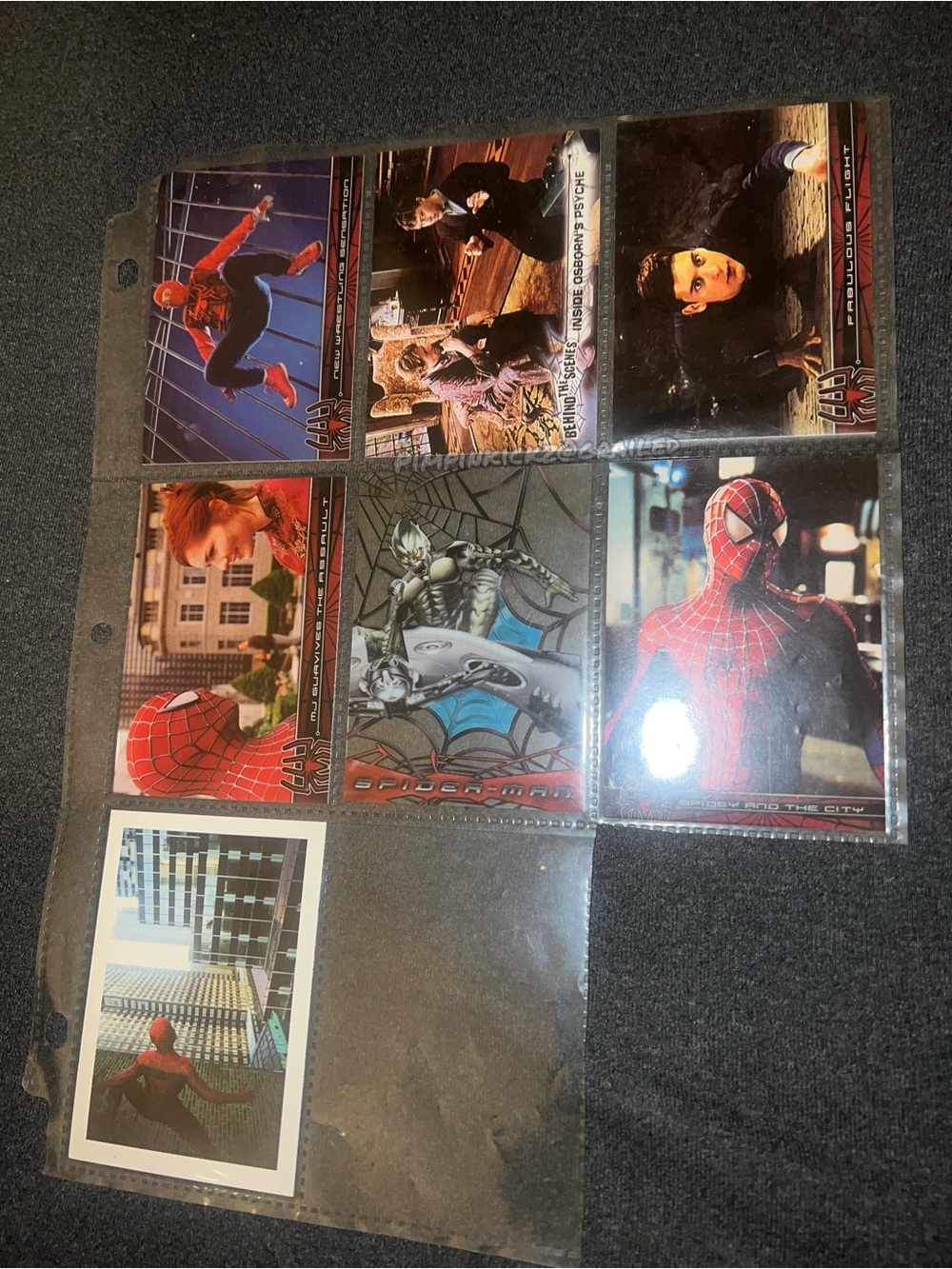 Spider-Man 2002 movie cards